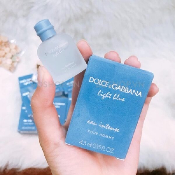 Nước hoa nam Dolce & Gabbana Light Blue Pour Homme Eau Intense EDP Mini 4.5ml
